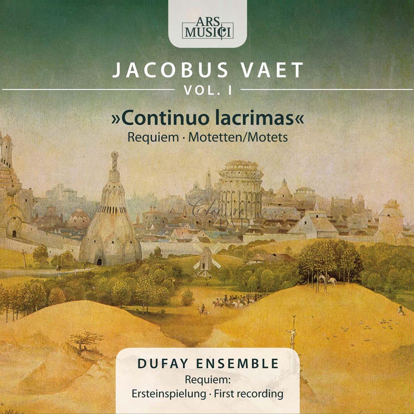 JACOBUS VAET Continuo lacrimas; Requiem Missa pro Defuncis (CD)