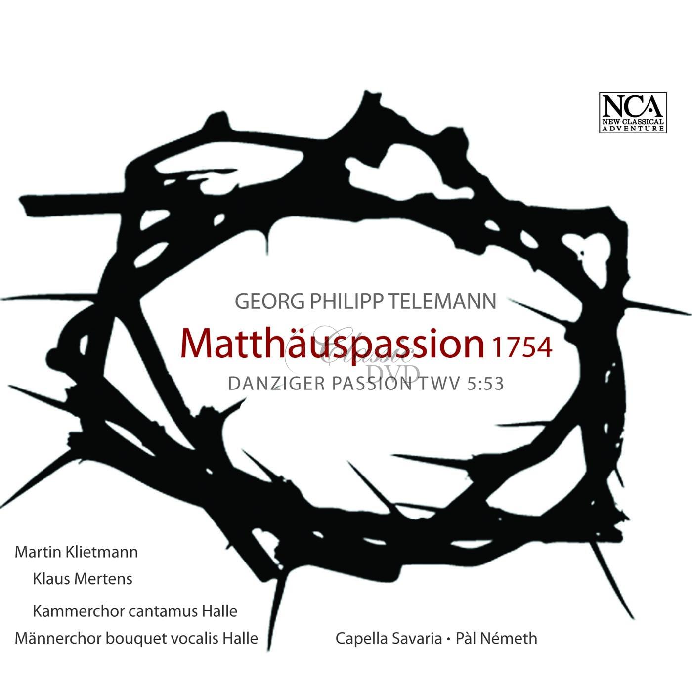 Georg Philipp Telemann - Matthäus-Passion 1754 (CD)
