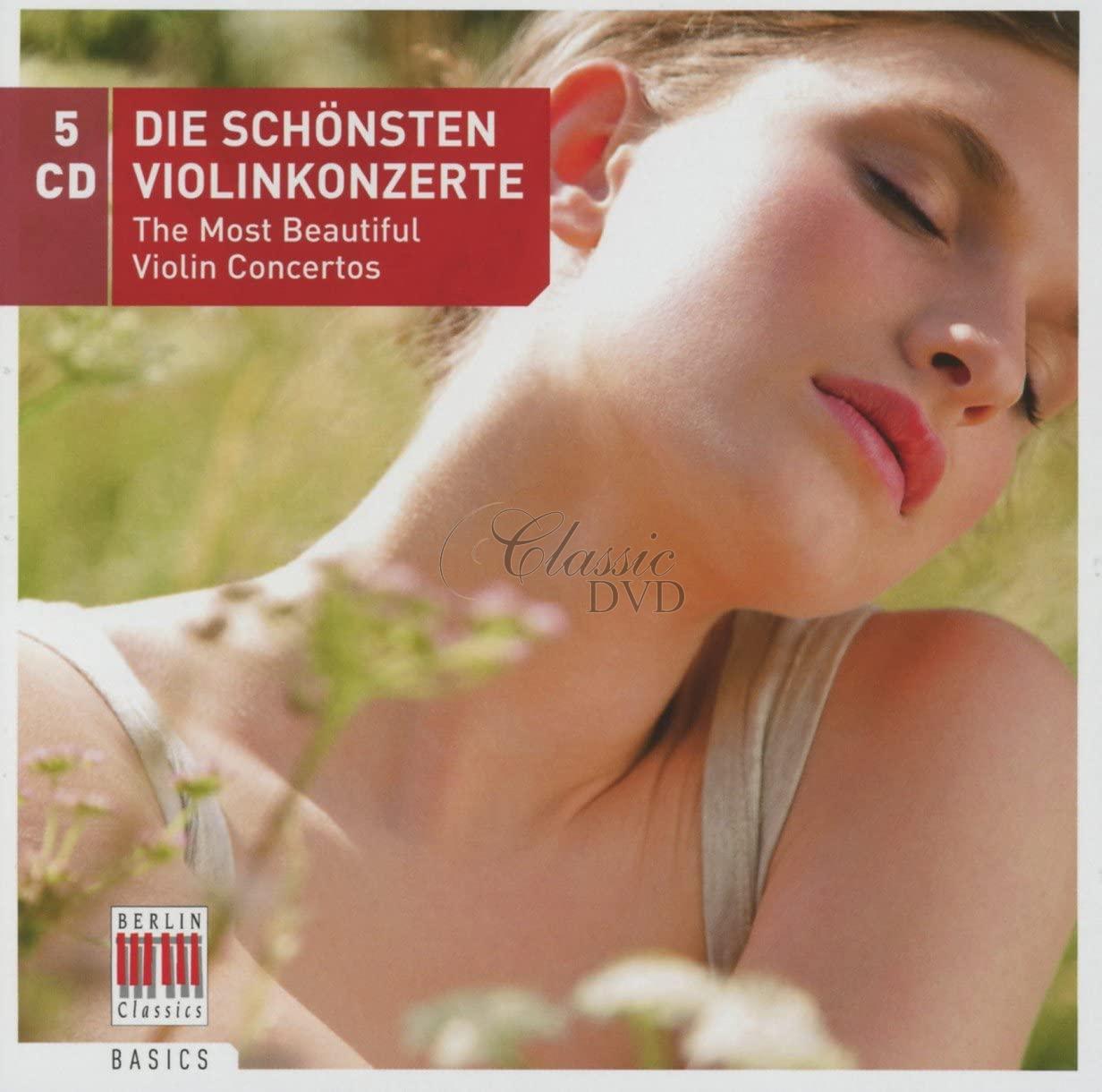 Violin Concertos - Most Beautiful Violin Concertos / Nejoblíbenější houslové koncerty (5CD)