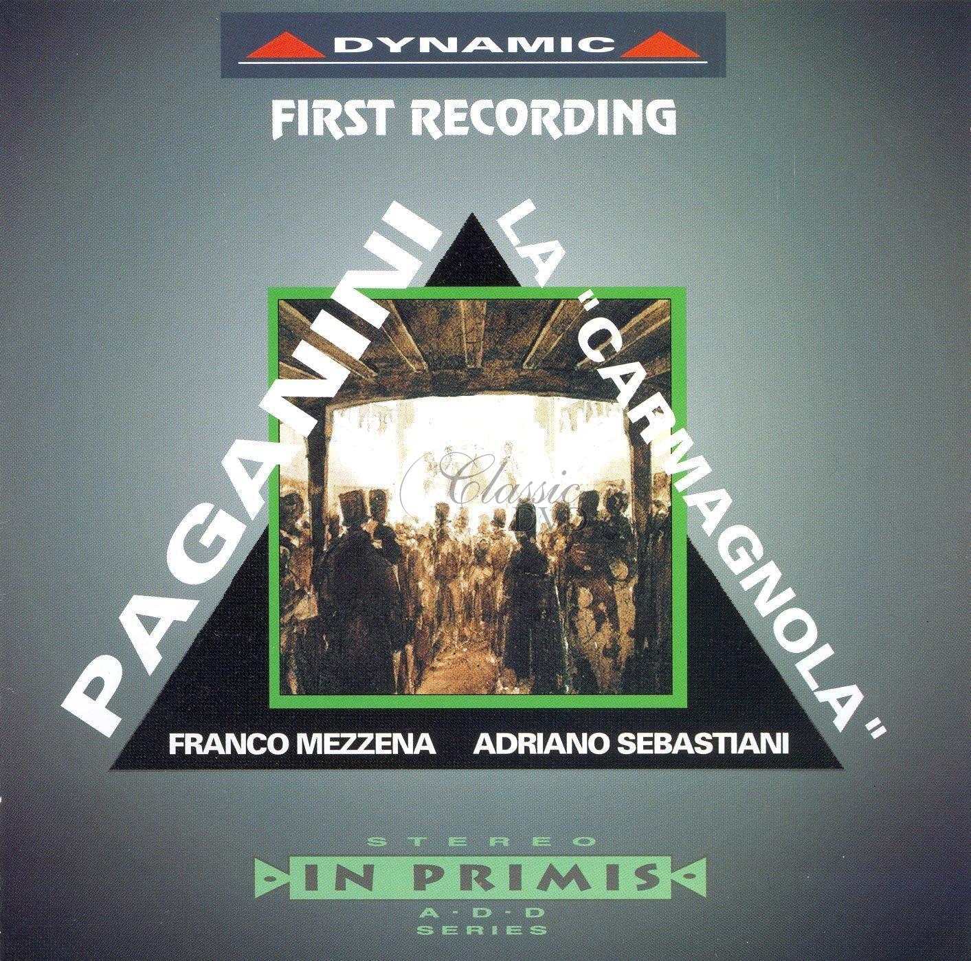 Niccolò Paganini - La Carmagnola, Variations for Violin & Guitar (CD)