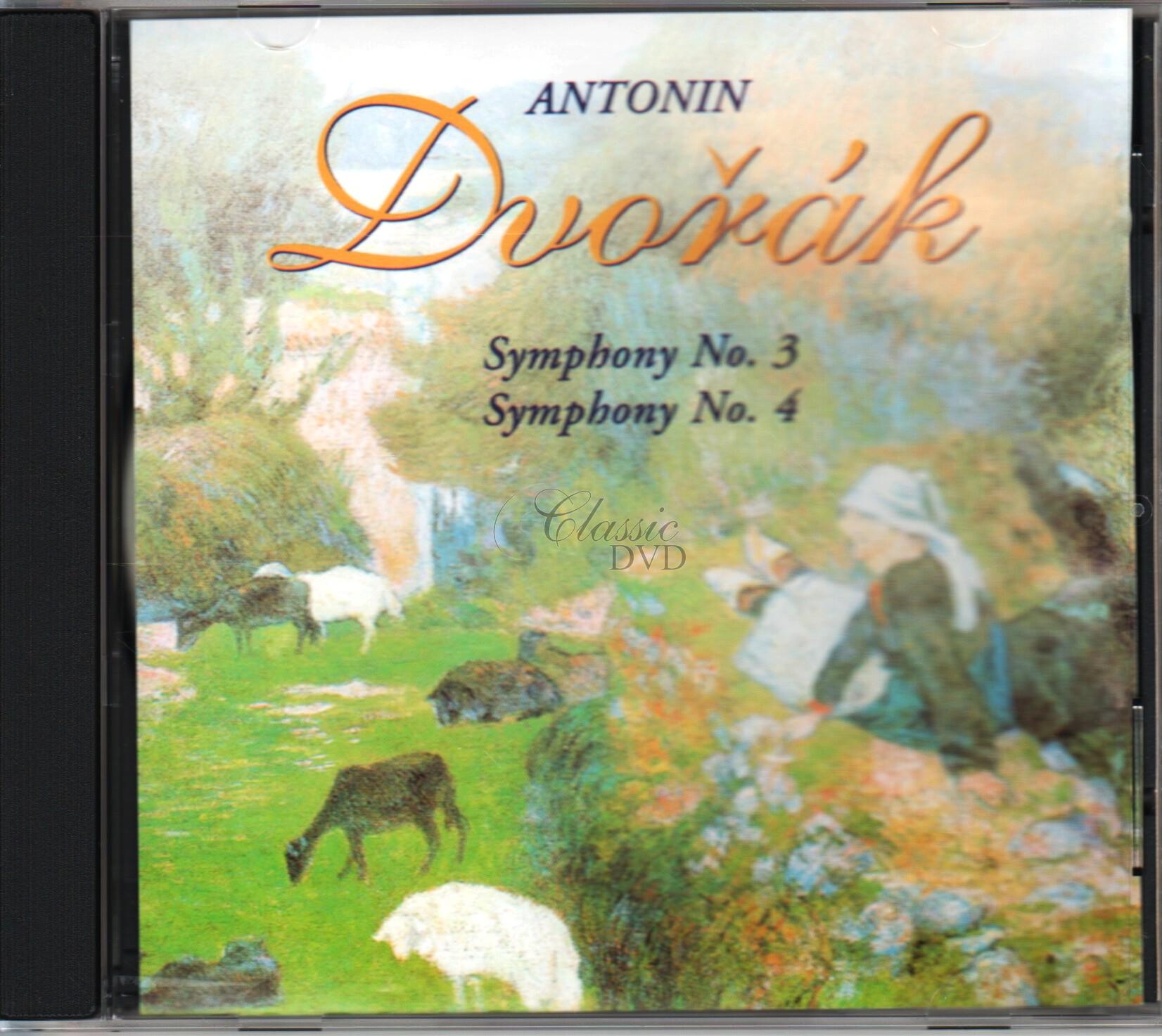 DVOŘÁK: SYMPHONY No. 3 in E flat major Op. 10, SYMPHONY No. 4 in D minor Op. 13 (CD)