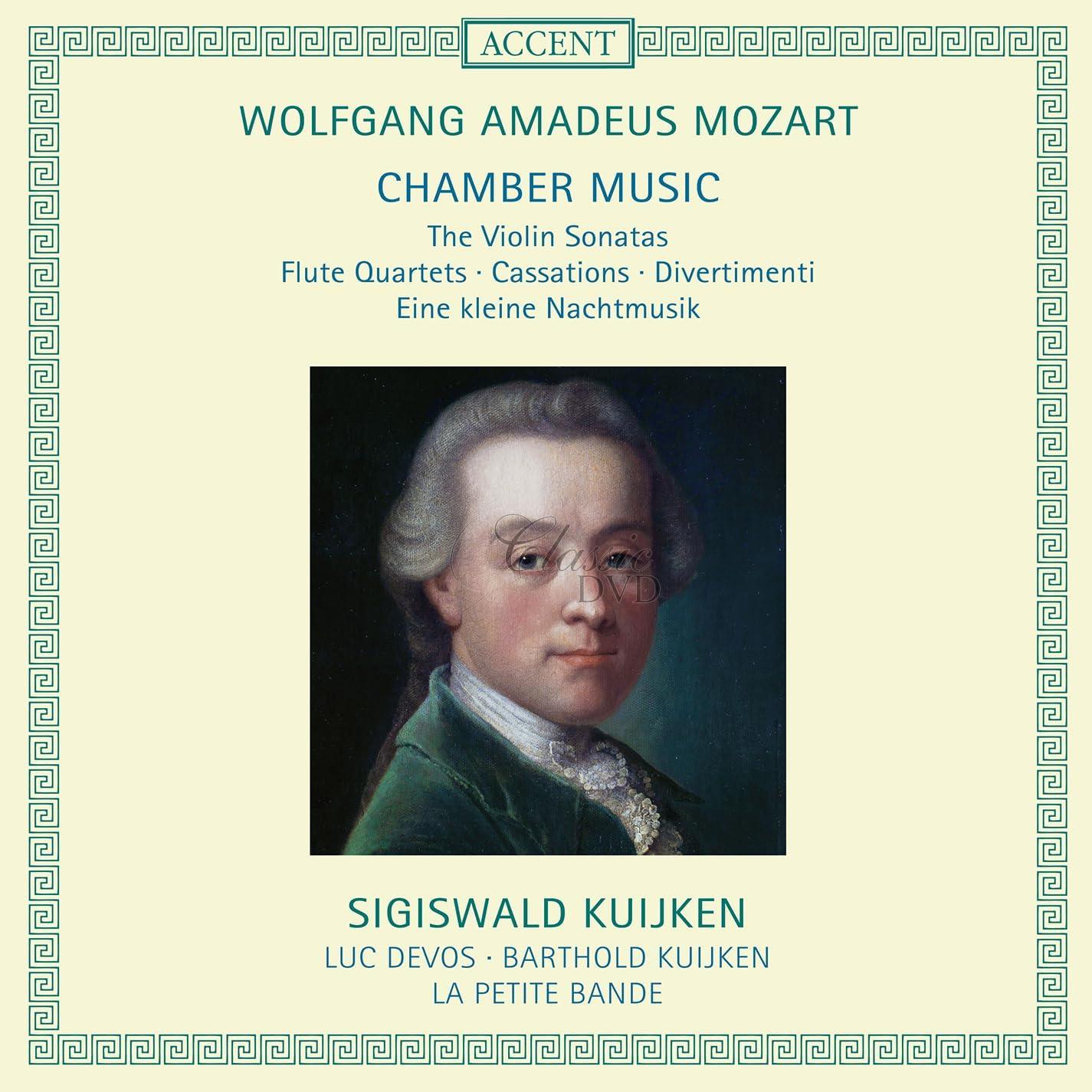MOZART Chamber Music - Violin Sonatas, Cassations, Divertimenti, Eine Kleine Nachtmusik (8CD)
