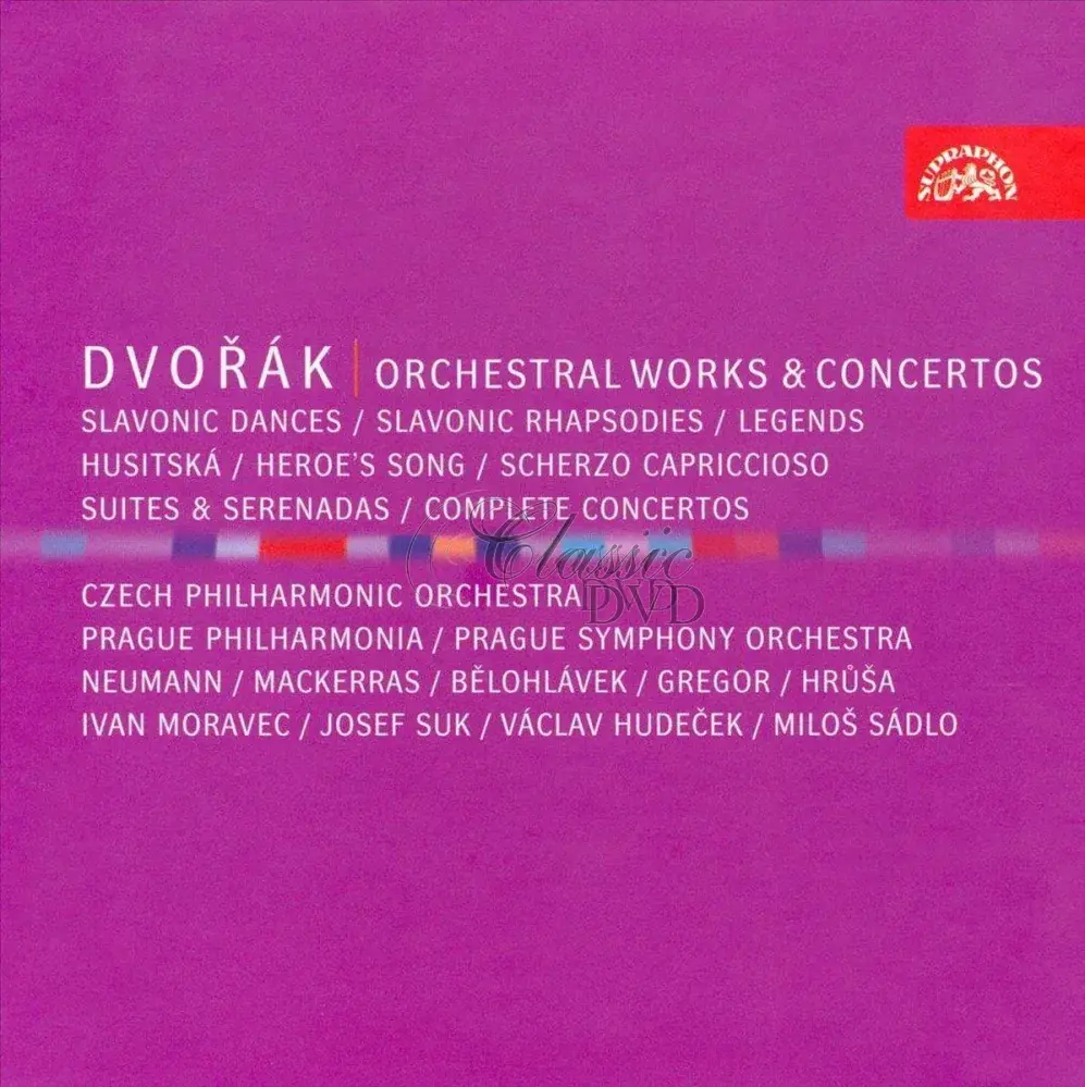 Dvořák: Orchestral Works & Concertos (8CD)