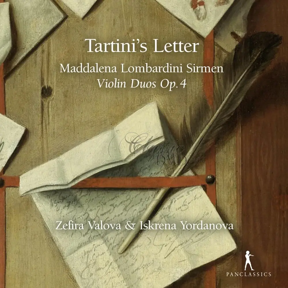 Maddalena Lombardini Sirmen: Tartini´s Letter - Violin Duos op. 4 (CD)