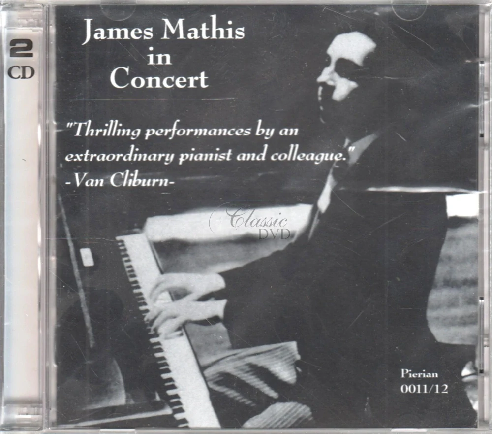 James Mathis In Concert: Bach, Debussy, Schumann, Ives, Prokofiev, Rachmaninov, Scarlatti, Villa Lobos, Mozart (2CD)