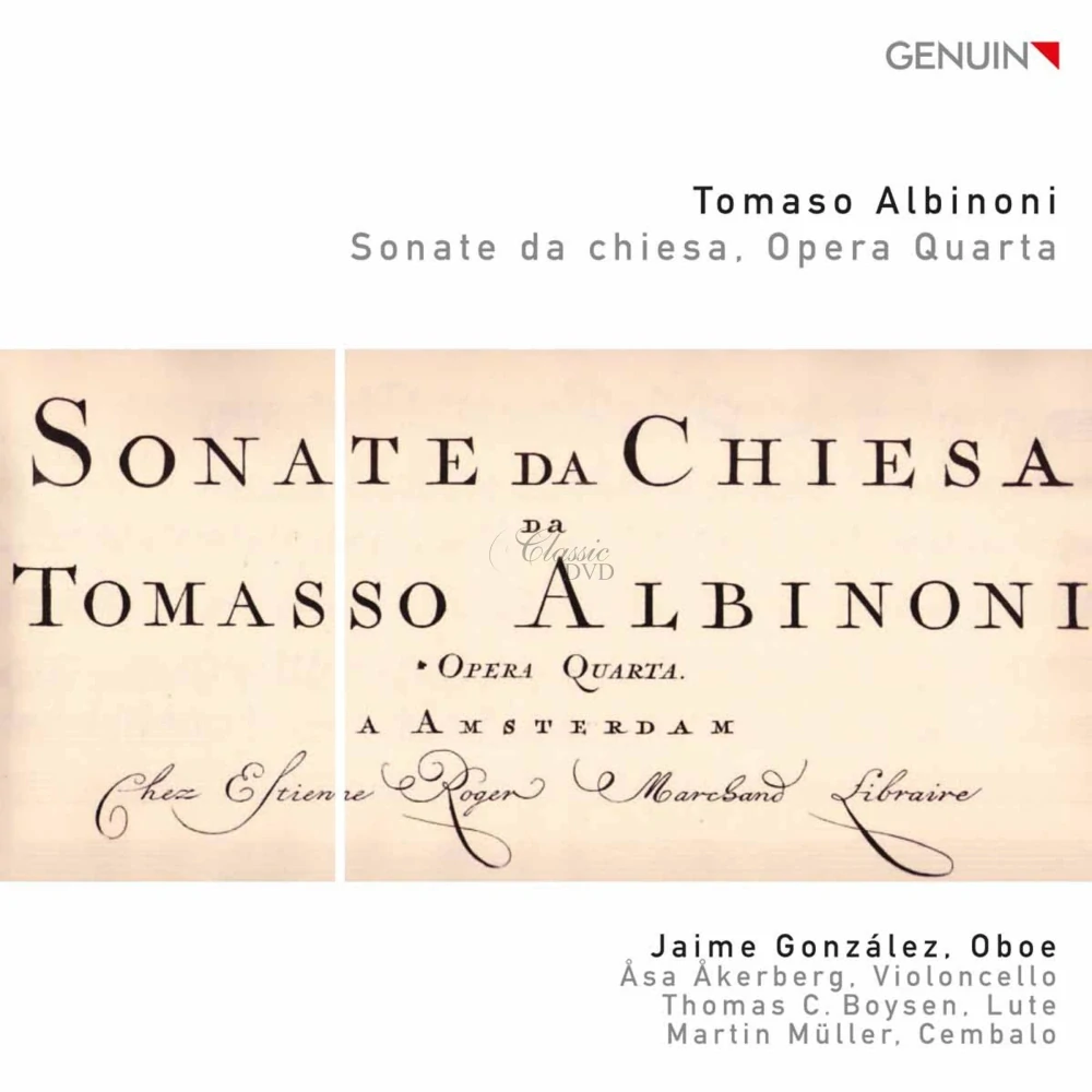 Tomaso Albinoni: Sonate da chiesa op.4 Nr.1-6 (CD)