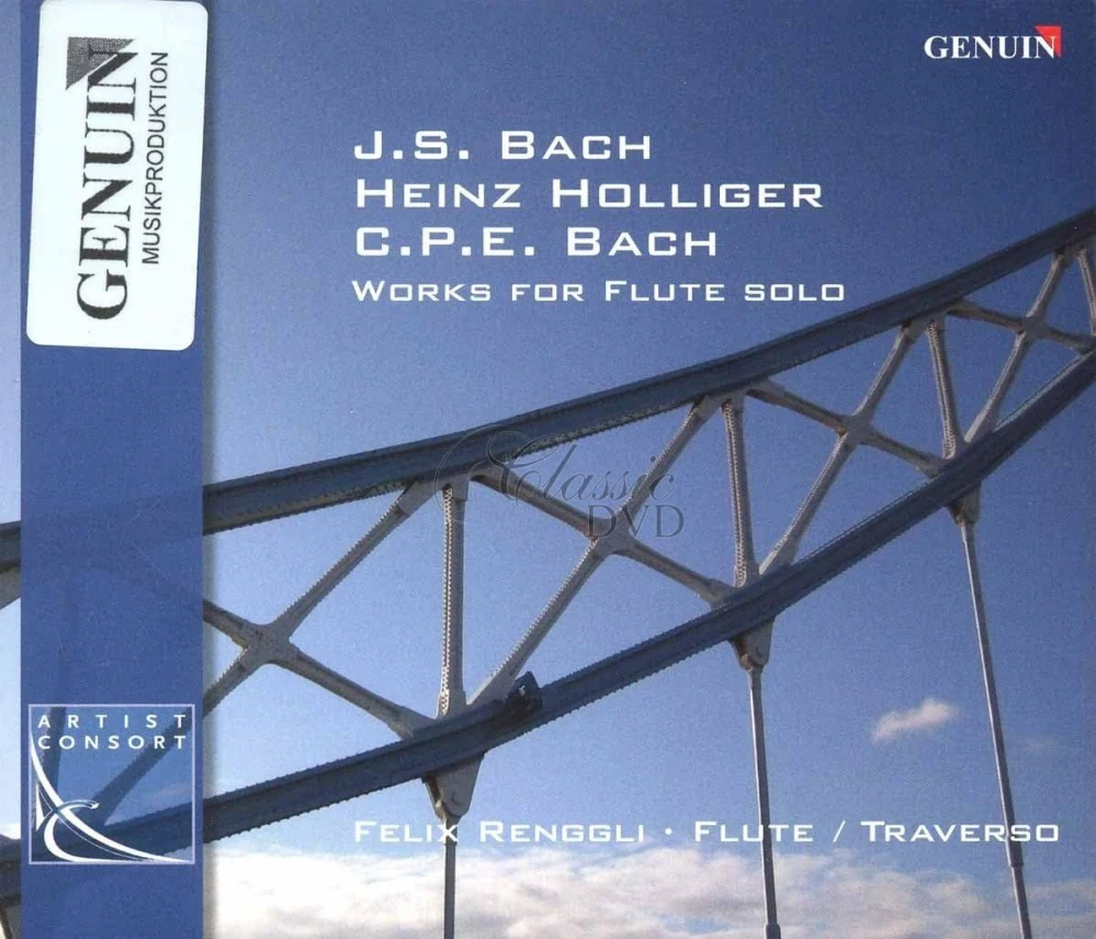 J.S. Bach · Heinz Holliger · C.P.E. Bach – Works for Flute Solo (CD)