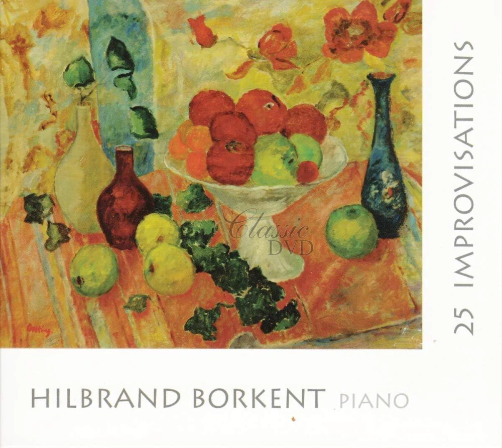 Hilbrand Borkent piano – 25 improvisations (CD)