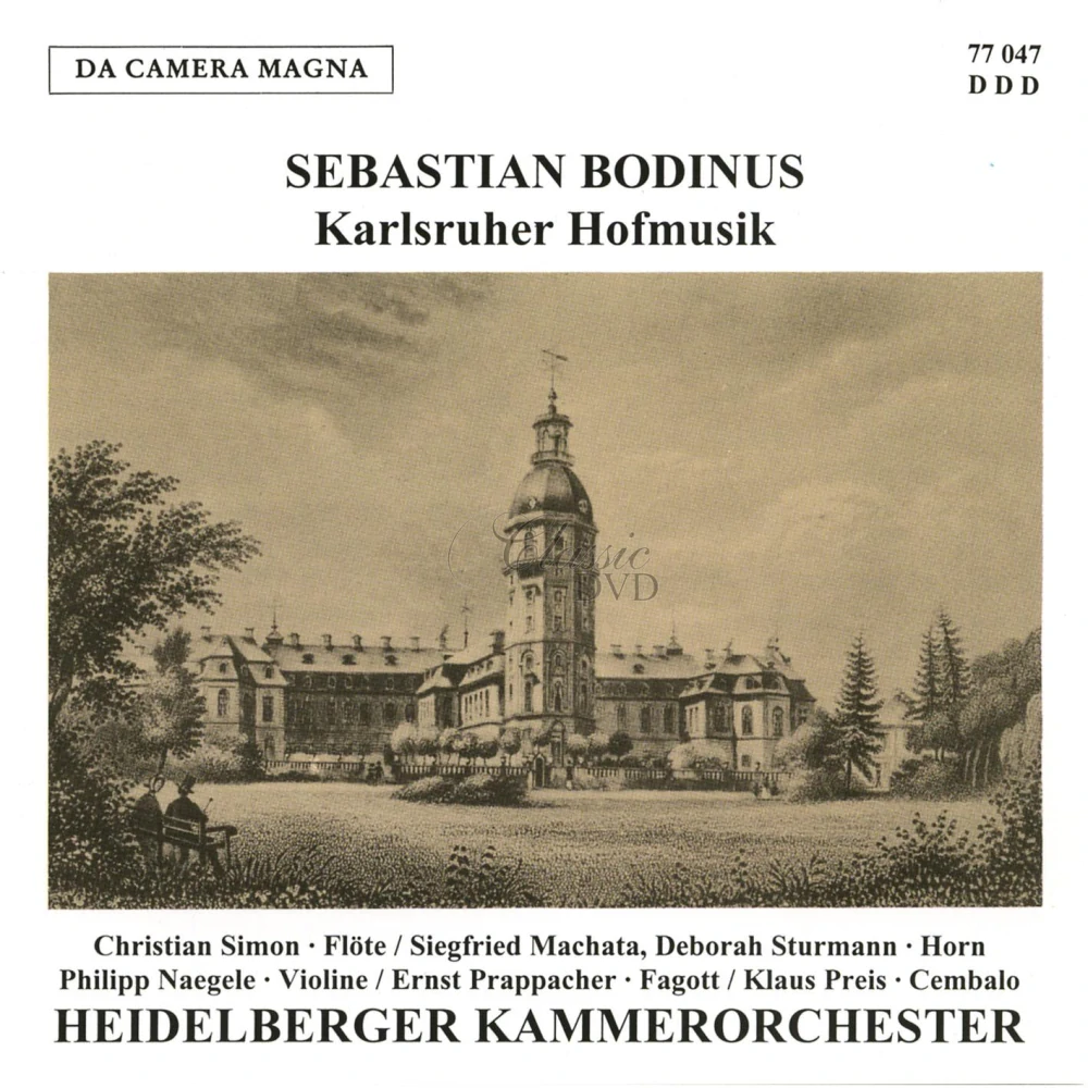 Sebastian Bodinus - Karlsruher Hofmusik (CD)