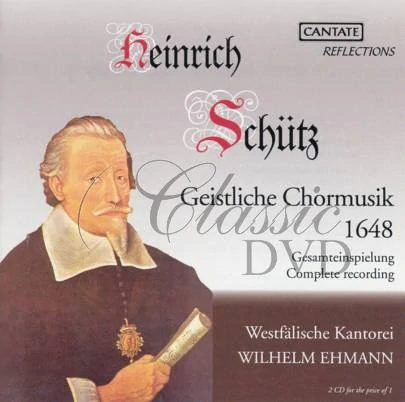 Heinrich Schütz: Geistliche Chormusik 1648 Motetten SWV 369-397 (2CD)