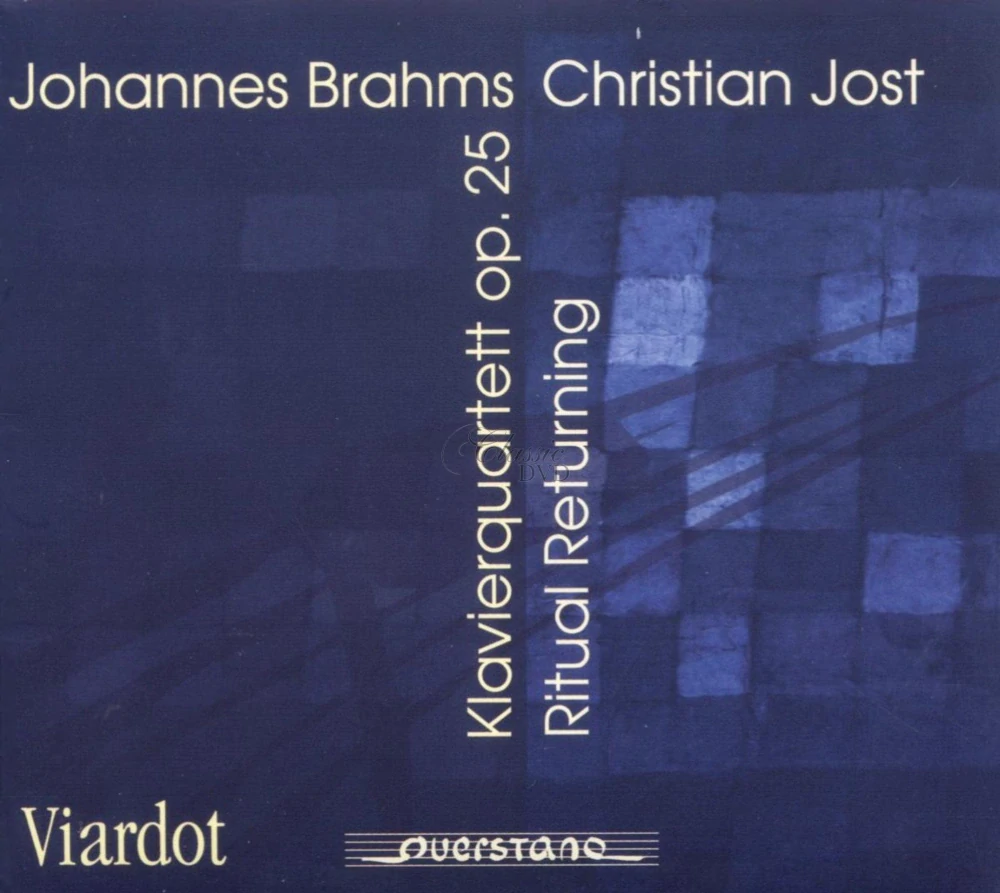 Johannes Brahms: Piano Quartet No. 1 in G Minor, Op. 25 / Christian Jost: Ritual Returning – Viardot (CD)