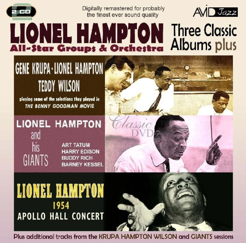 LIONEL HAMPTON: Three Classic Albums Plus (2CD)