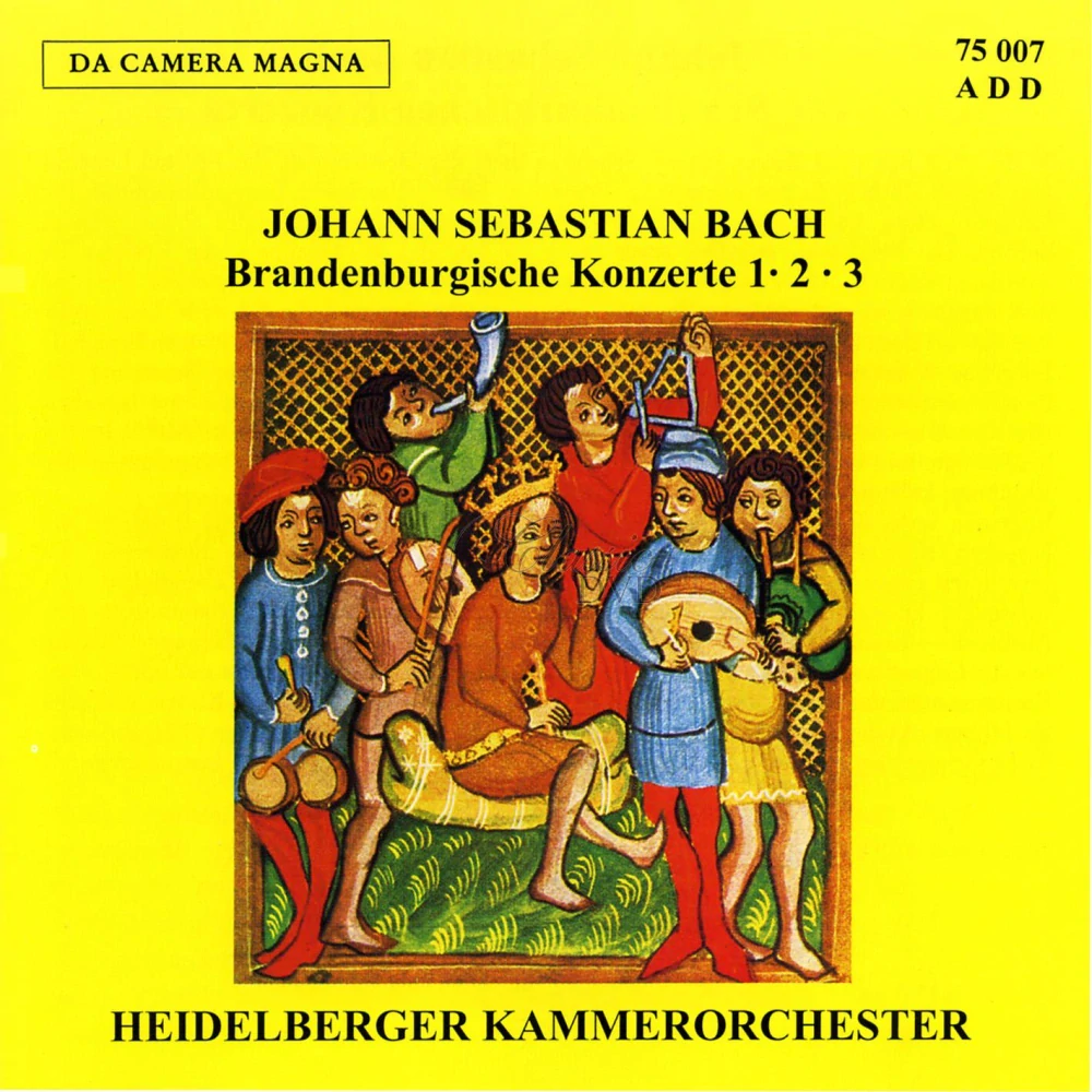 Johann Sebastian Bach – Brandenburgische Konzerte Nos. 1, 2 & 3 BWV 1046–1048 (CD)