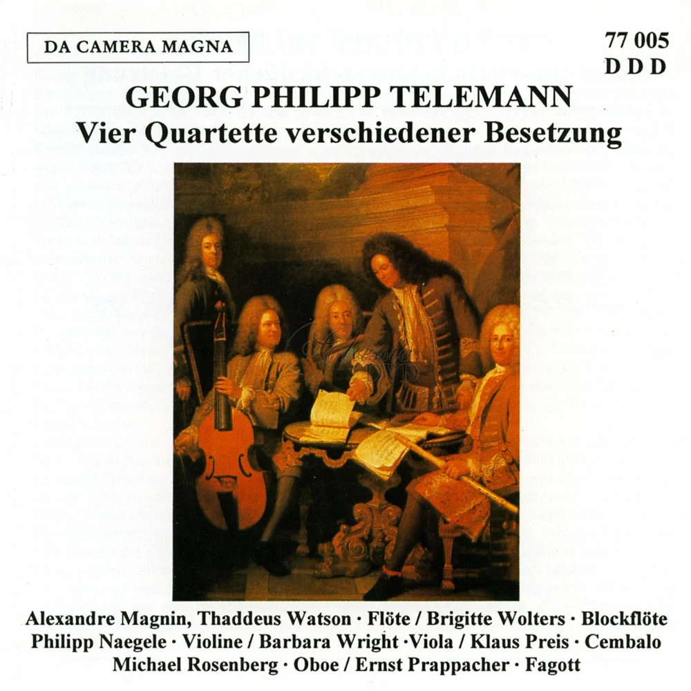 TELEMANN,G.P.: Vier Quartette verschiedener Besetzung (CD)