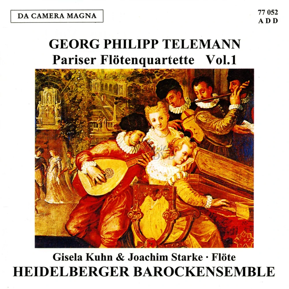 TELEMANN,G.P.: Pariser Flötenquartette Vol. 1 (CD)