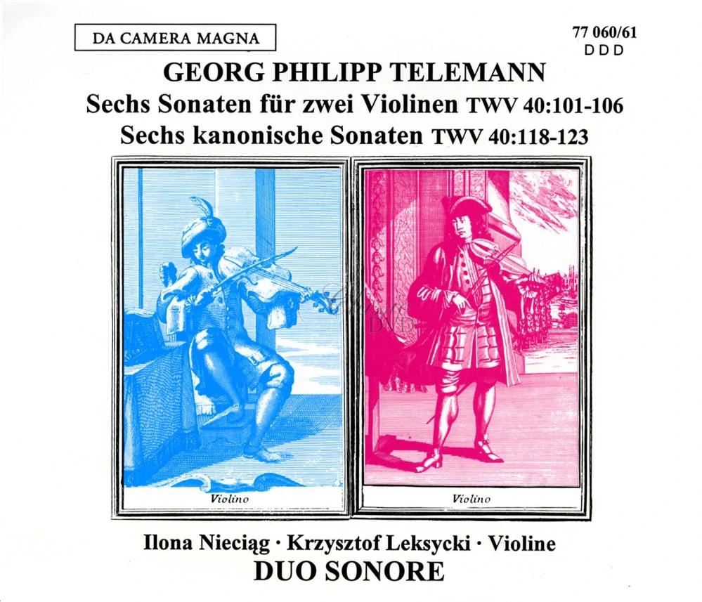 TELEMANN,G.P.: Sonaten für 2 Violinen (2CD)