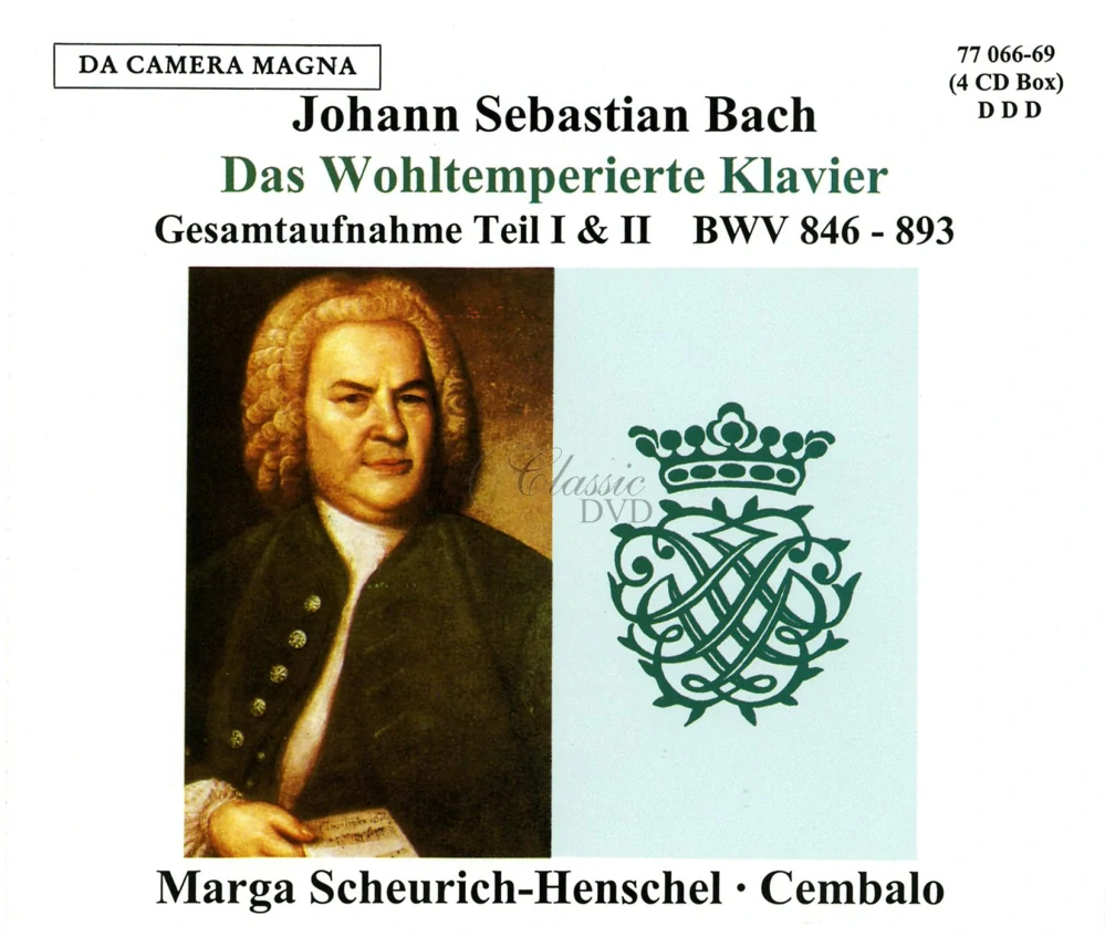 BACH,J.S.: Das Wohltemperierte Klavier I & II (4CD)