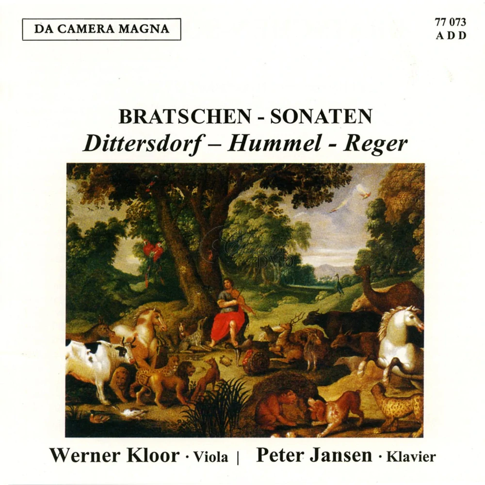 DITTERSDORF, HUMMEL, REGER: Bratschen-Sonaten (CD)