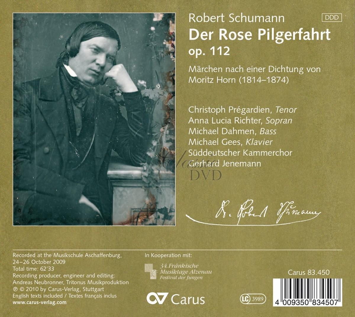 Schumann: Der Rose Pilgerfahrt, Op. 112 (CD)