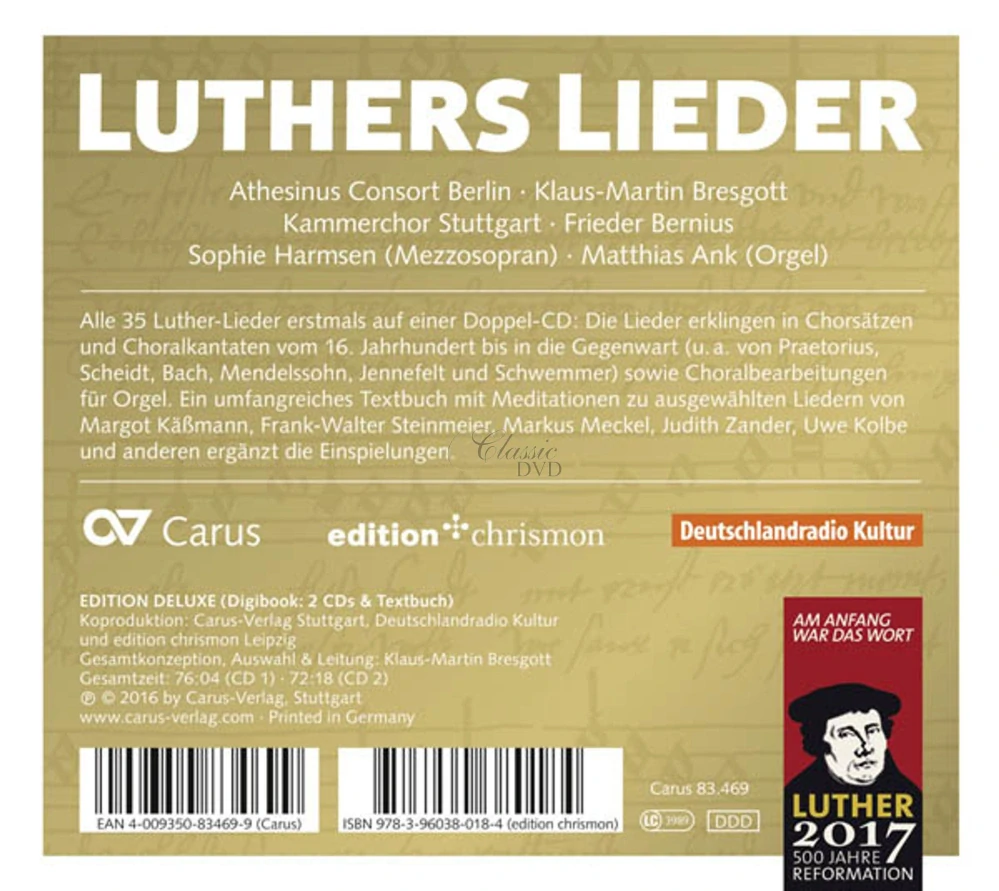 Luthers Lieder (2CD)