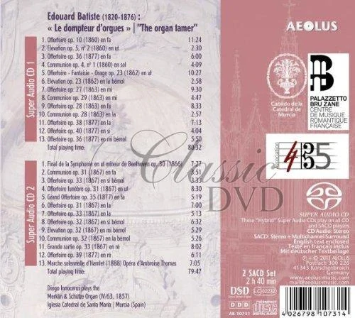 BATISTE,E.: Grands Offertoires et Transcriptions de Symphonies de Beethoven (2SACD)