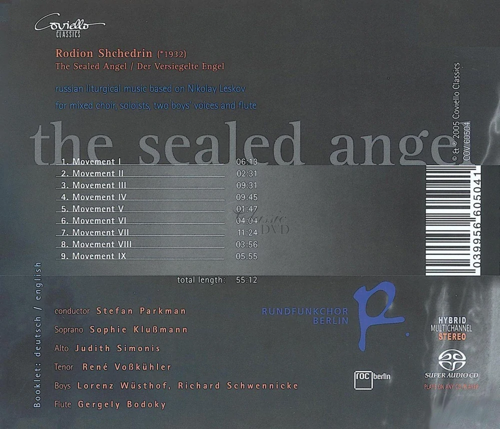 SHCHEDRIN,R.: The sealed angel (SACD)