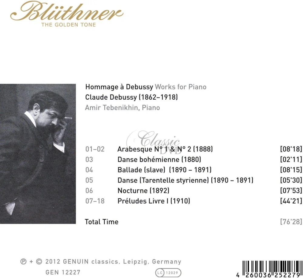 Claude Debussy (1862–1918) - Hommage à Debussy, Works for Piano Vol.2 (CD)