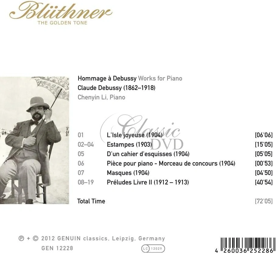 Claude Debussy (1862–1918) - Hommage à Debussy, Works for Piano Vol.3 (CD)