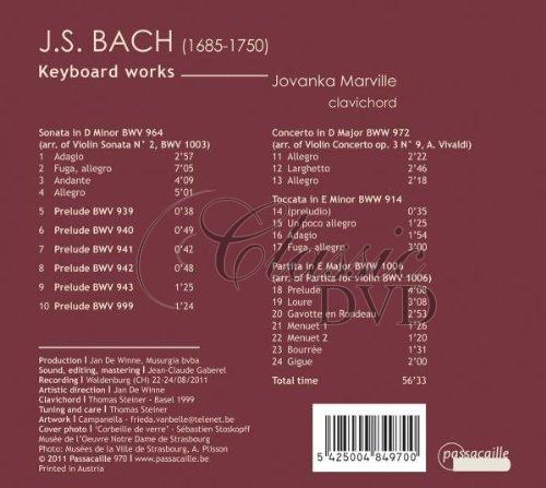 BACH,J.S.: Keyboard works (CD)