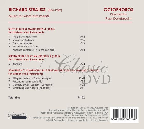 STRAUSS,R.: Music for wind instruments (CD)