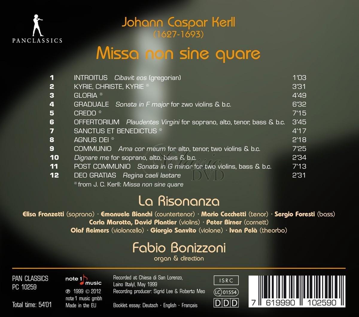KERLL,J.C.: Missa non sine quare (CD)