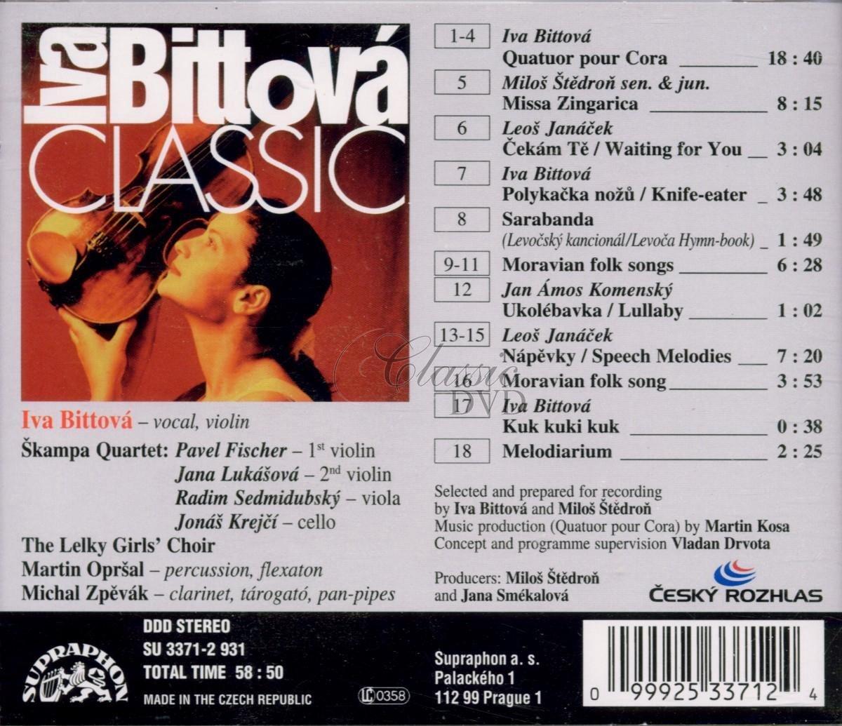 Iva Bittová Classic / Janáček - Bittová - Štědroň / Škampovo kvarteto (CD)