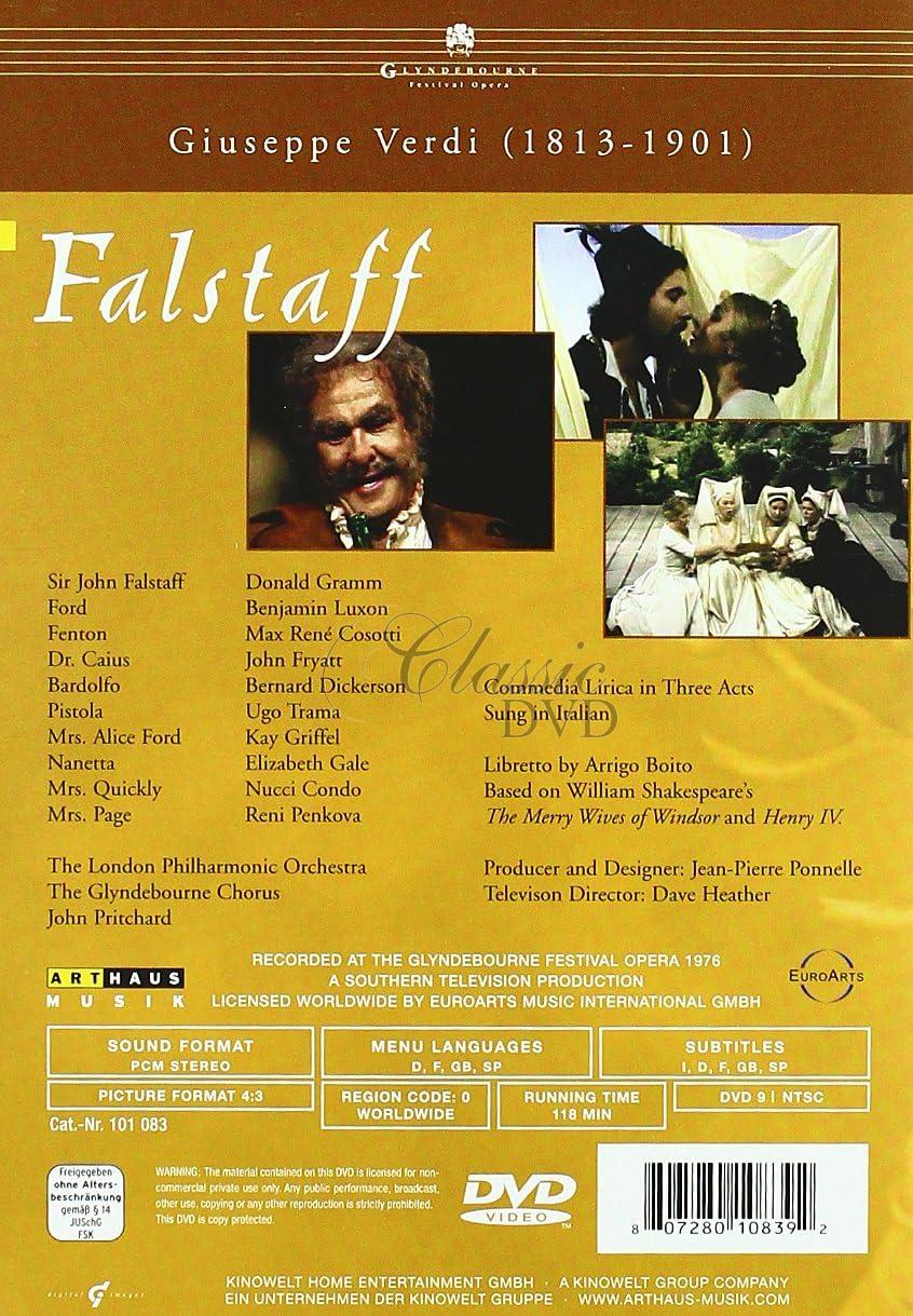 VERDI,G.: Falstaff - Glyndebourne Opera (DVD)