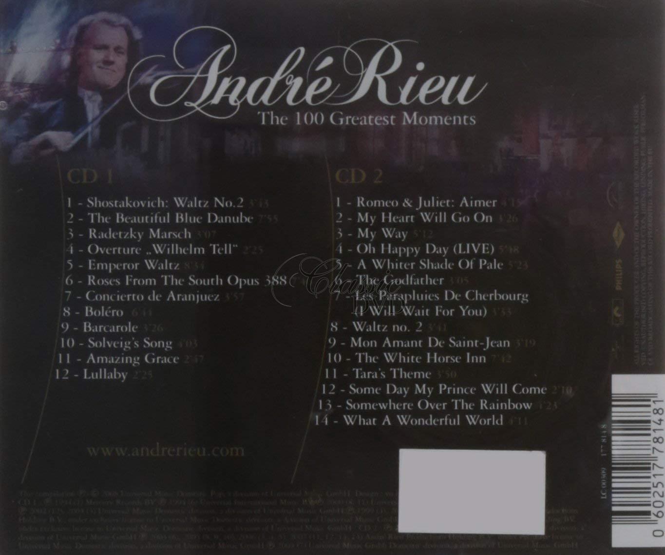 ANDRE RIEU - 100 Greatest Moments (2CD)