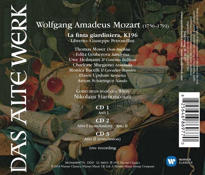 MOZART,W.A.: La Finta Giardiniera - Zahradnice z lásky. Harnoncourt (3CD)