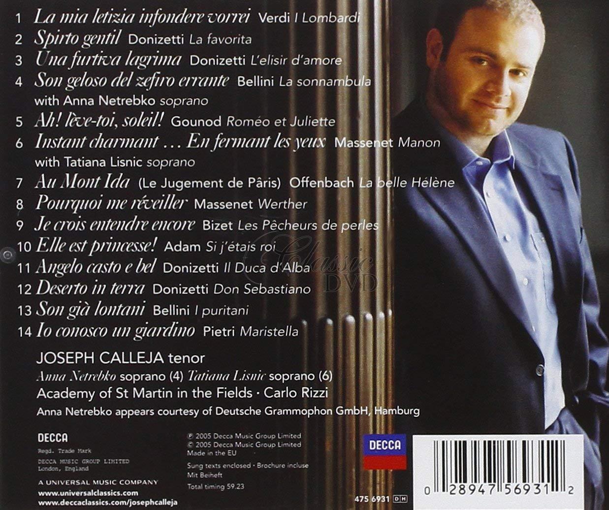 JOSEPH CALLEJA: The Golden Voice (CD)