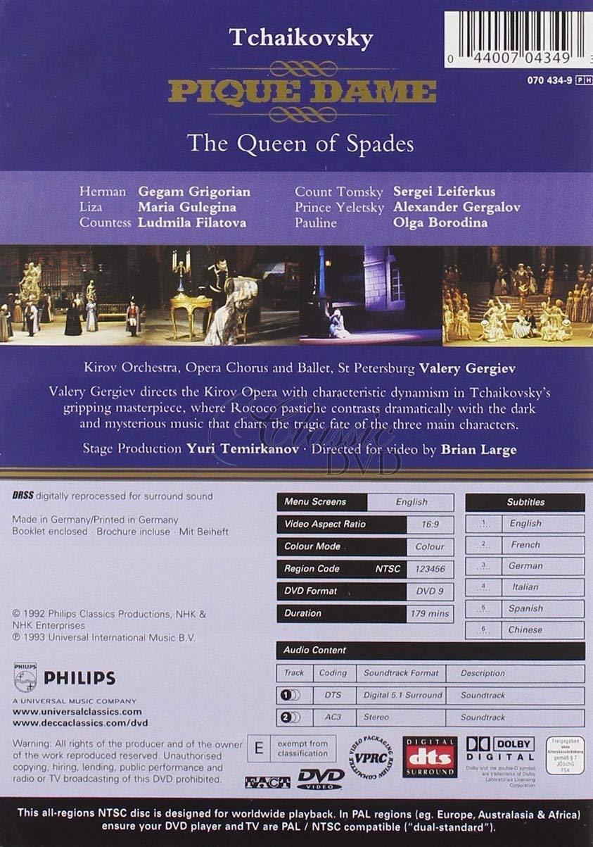 ČAJKOVSKIJ,P.I.: Piková dáma - Pique Dame. Kirov Opera. Valery Gergiev (DVD)