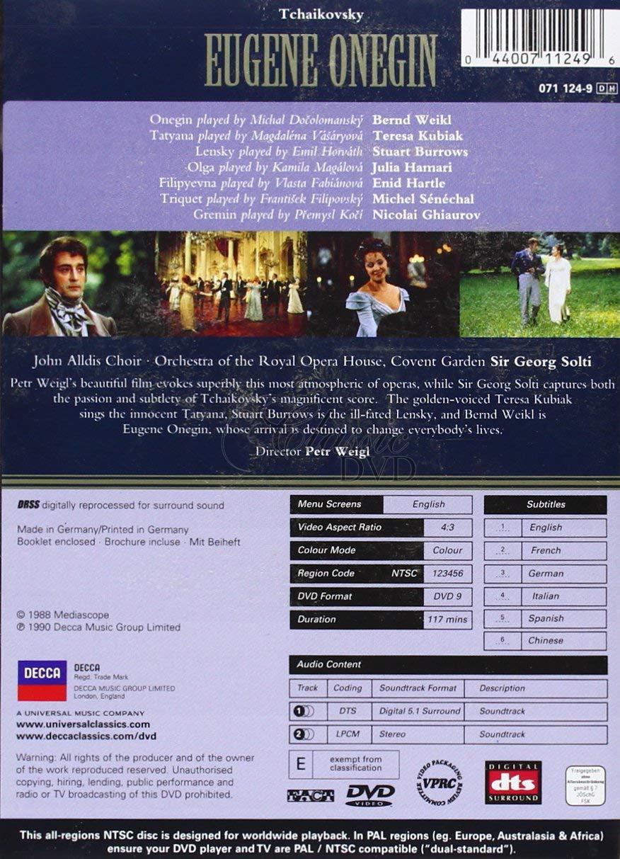 ČAJKOVSKIJ,P.I.: Evžen Oněgin. Royal Opera. Georg Solti (DVD)
