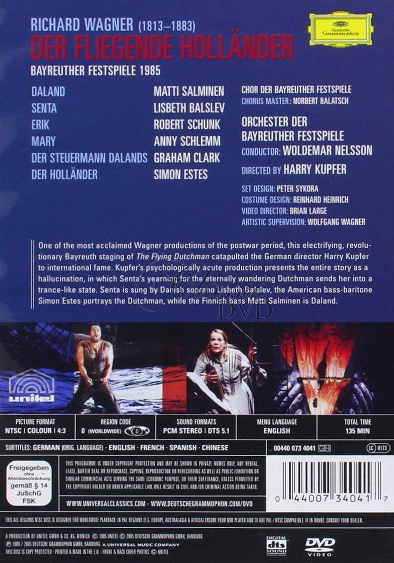 WAGNER,R.: Bludný Holanďan - Der Fliegende Holländer. Simon Estes · Matti Salminen (DVD)