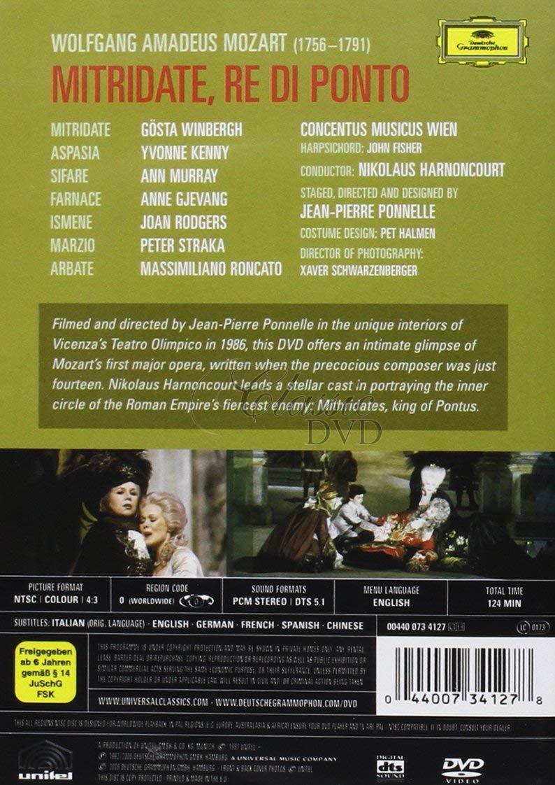 MOZART,W.A.: Mitridate, Re Di Ponto - Mitridat, král pontský. Nikolaus Harnoncourt (DVD)
