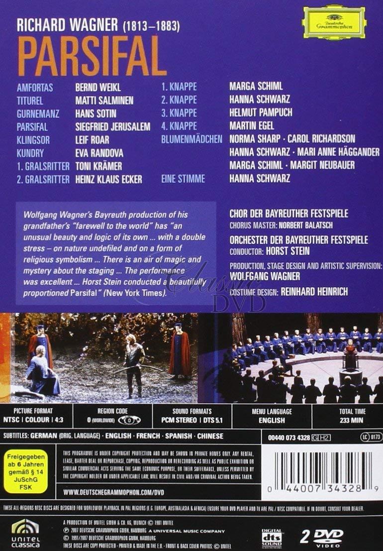 WAGNER,R.: Parsifal - Bayreuther Festspiele (2DVD)