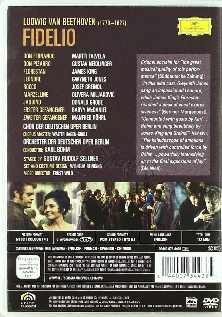 BEETHOVEN,L.V.: Fidelio - Gwyneth Jones · James King. Deutsche Oper Berlin (DVD)