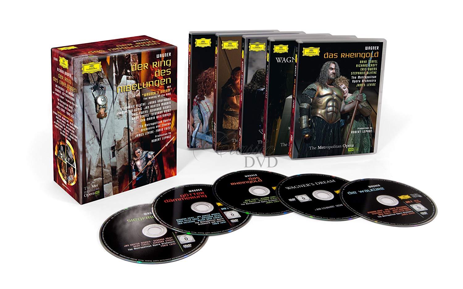 WAGNER,R.: Der Ring des Nibelungen - Prsten Nibelungů [Metropolitan Opera/Levine] (8DVD)