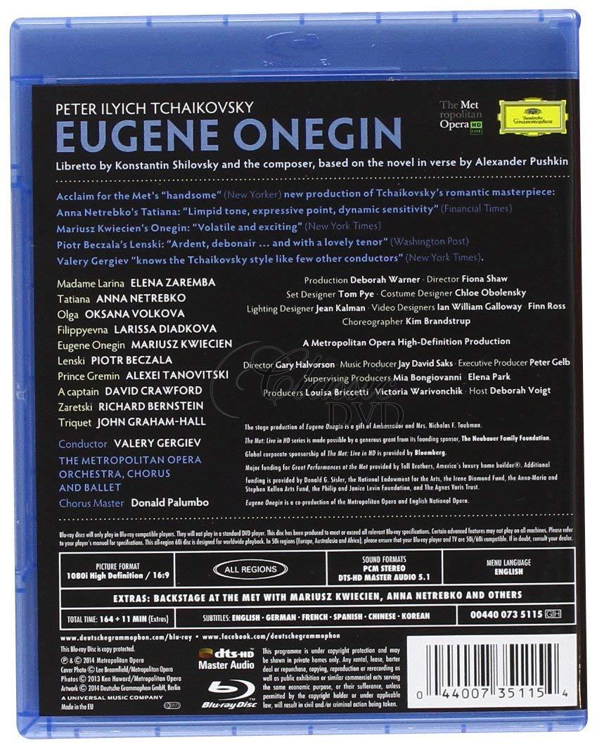 ČAJKOVSKIJ,P.I.: Evžen Oněgin. Netrebko, Beczala. Metropolitan Opera. Gergiev (Blu-ray)