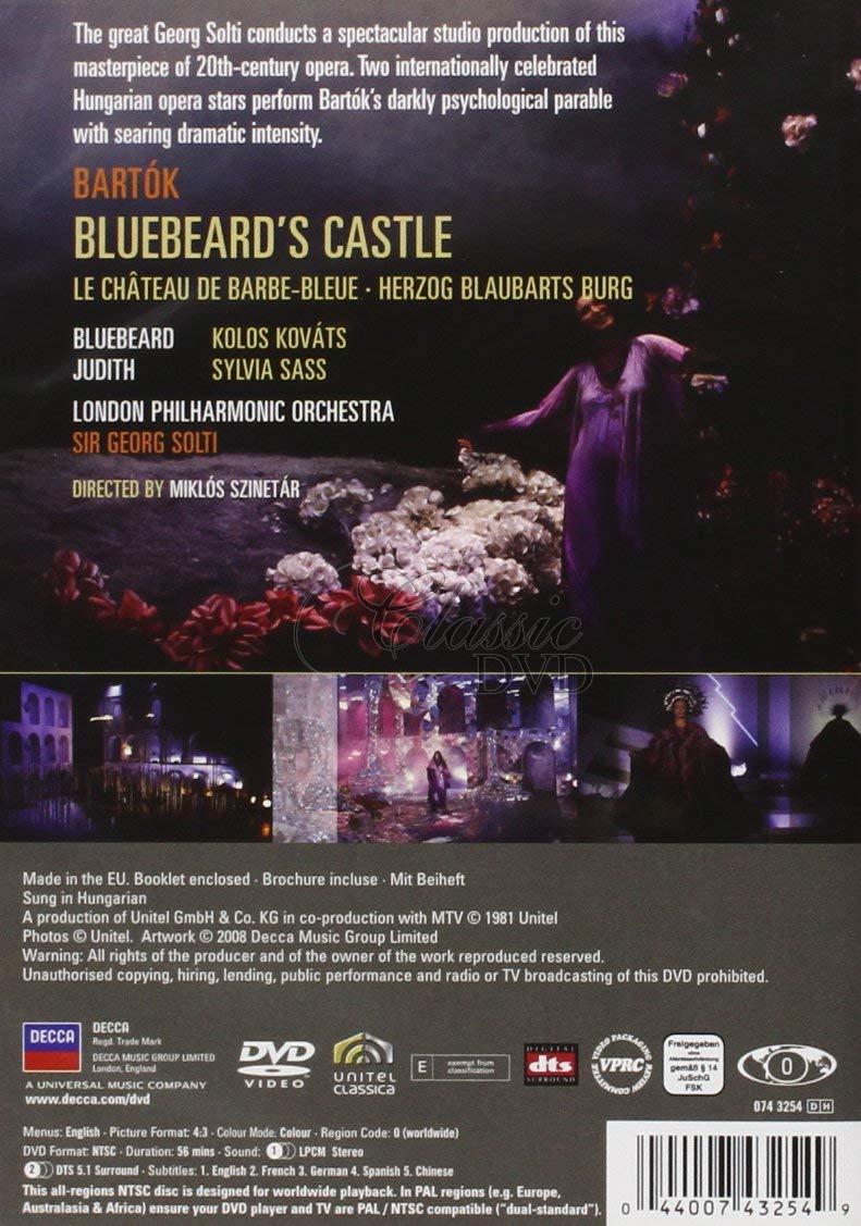 BARTOK,B.: Bluebeard`s Castle - Modrovousův hrad. Georg Solti (DVD)