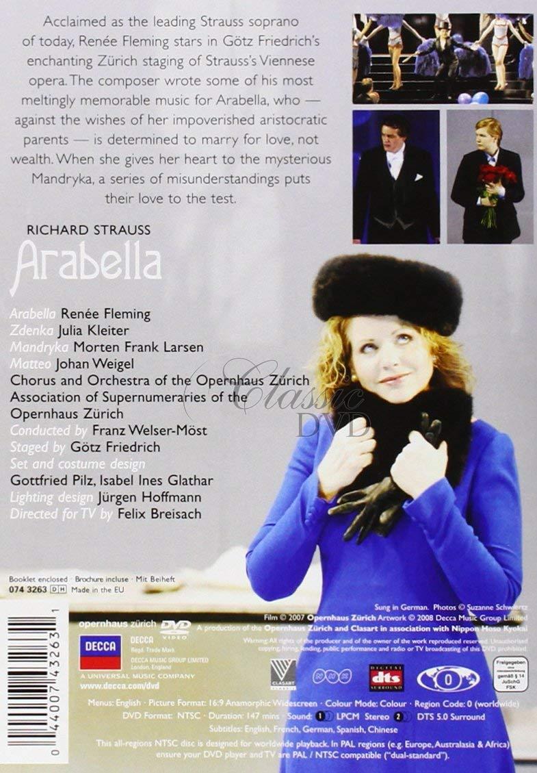 STRAUSS,R.: Arabella. Fleming · Larsen · Kleiter (DVD)