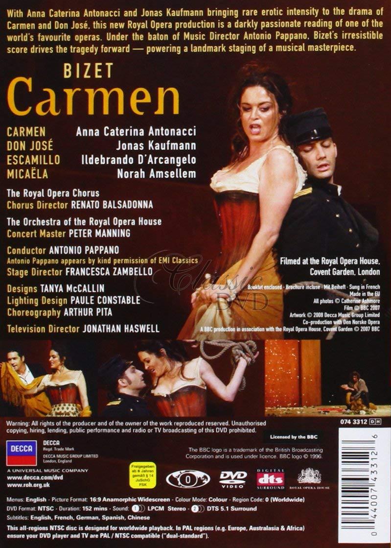 BIZET,G.: Carmen - Antonacci · Kaufmann (DVD)