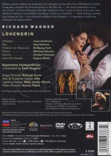 WAGNER,R.: Lohengrin. Jonas Kaufmann · Anja Harteros (2DVD)