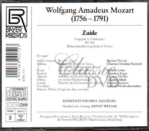 MOZART,W.A.: Zaide KV 344 (2CD)