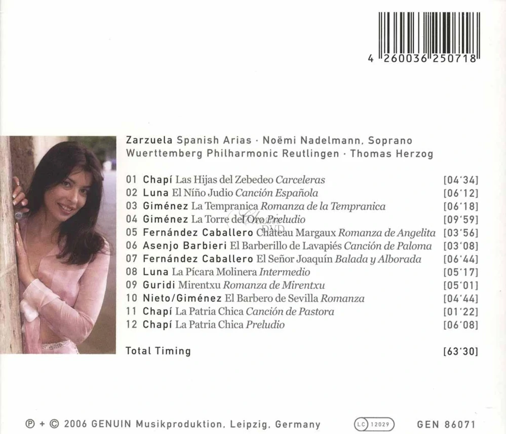 ZARZUELA: Spanish Arias (CD)